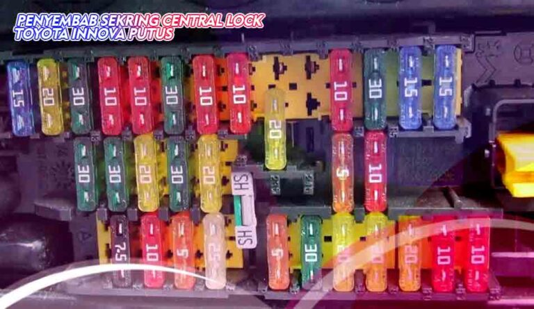 Penyembab Sekring Central Lock Toyota Innova Putus