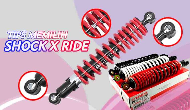 Ukuran Shock Belakang X Ride 125