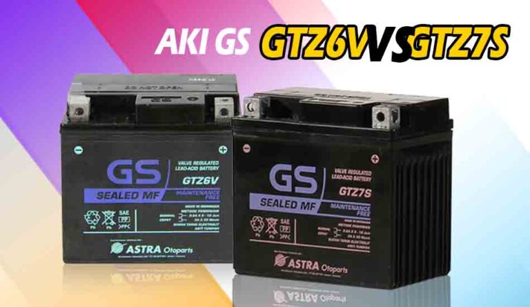 Perbedaan Aki GTZ6V dan GTZ7S