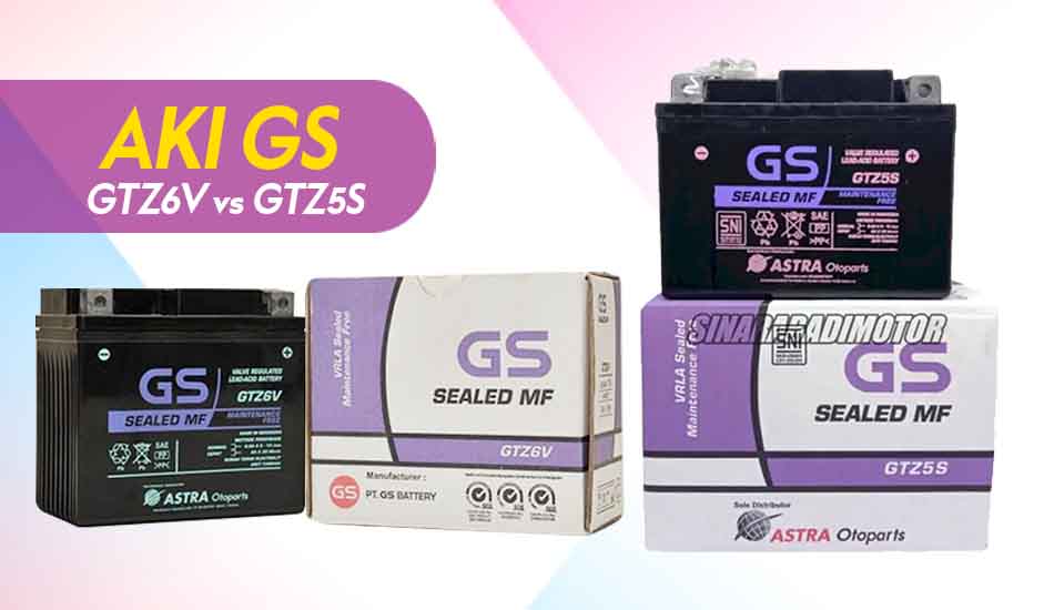 Perbedaan Aki Gtz6V dan Gtz5S