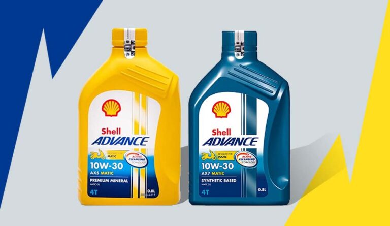 Perbedaan Oli Shell Advance Kuning dan Biru