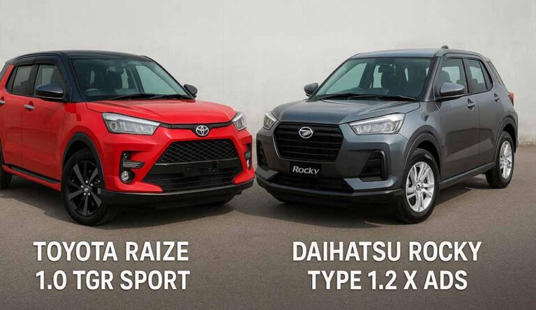 Toyota Raize vs Daihatsu Rocky