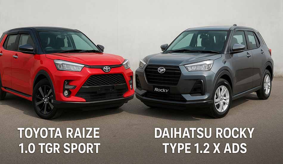 Toyota Raize vs Daihatsu Rocky